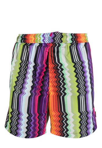 Missoni zig-zag print swim shorts - Viola