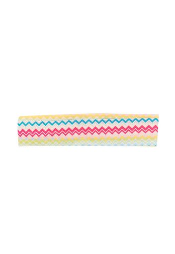 Missoni Kids striped hair band - Rosa