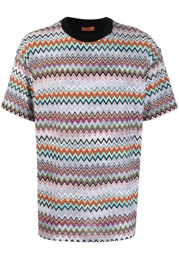 Missoni zigzag-pattern T-shirt - Blu