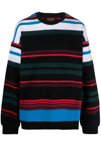 Missoni stripped long-sleeve jumper - Nero