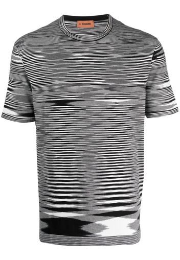 Missoni T-shirt a righe - Nero