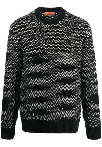 Missoni zig zag-pattern jumper - Nero