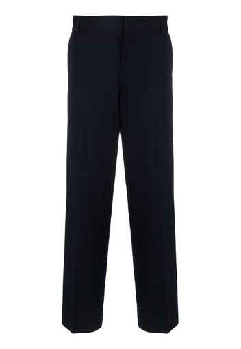 Missoni straight-leg wool-blend trousers - Blu