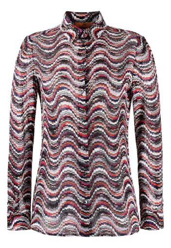 Missoni Camicia con effetto jacquard - Rosa