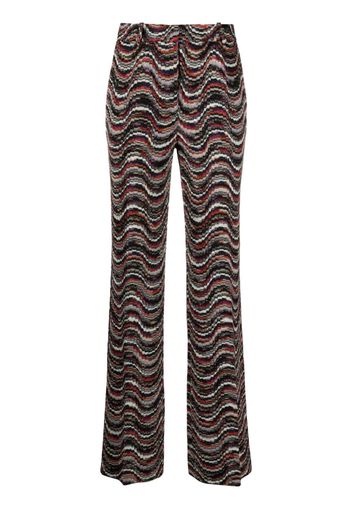 Missoni jacquard straight-leg trousers - Nero