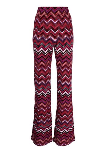 Missoni zigzag-print high-waisted trousers - Viola