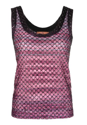 Missoni sequin-embellished knitted top - Rosa