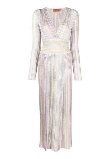 Missoni sequin-embellished pleated maxi dress - Rosa