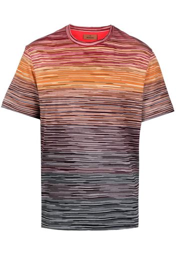 Missoni gradient-effect gradient cotton T-shirt - Rosso