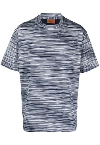Missoni short-sleeve cotton T-shirt - Blu
