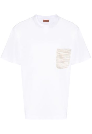 Missoni slub-pocket cotton T-shirt - Bianco