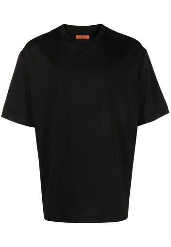 Missoni zigzag-trim cotton T-shirt - Nero