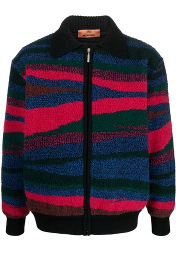 Missoni fleece-texture zip-fastening jacket - Nero