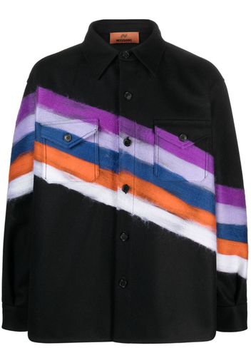 Missoni Giacca-camicia a righe - Nero