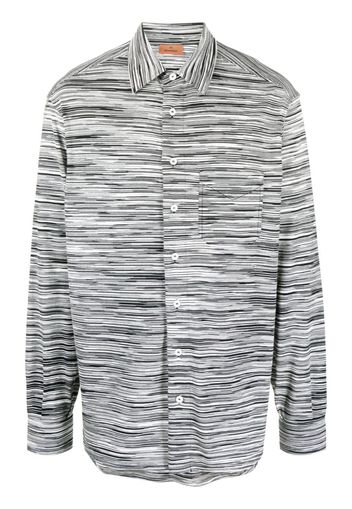 Missoni abstract-print cotton shirt - Nero