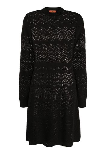 Missoni zigzag wool-blend dress - Nero