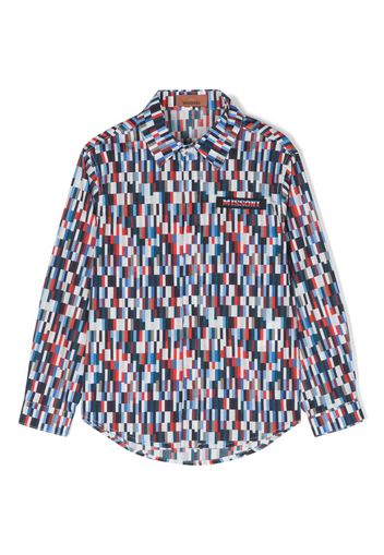 Missoni Kids Camicia con stampa - Blu