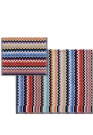 Missoni zigzag-print two-piece towel set - Arancione