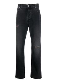 Missoni distressed straight-leg jeans - Nero