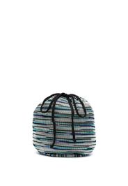 MISSONI knitted drawstring bucket bag - Blu