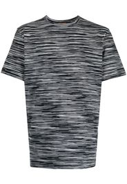 Missoni striped short-sleeved T-shirt - Nero