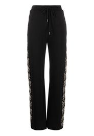 Missoni zigzag-stripe cotton trousers - Nero