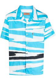 Missoni graphic-print short-sleeve shirt - Blu