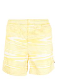 Missoni artist stripe-print swim shorts - Giallo