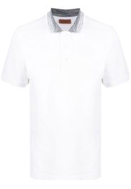 Missoni zig-zag collar polo shirt - Bianco