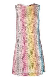 Missoni woven-zigzag shift dress - Giallo