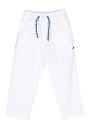 Missoni Kids drawstring-waistband trousers - Bianco