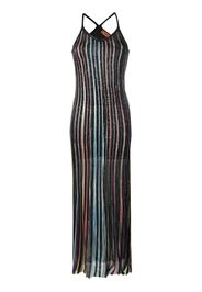 Missoni sequin-embellished pleated midi dress - Nero