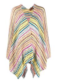 Missoni striped asymmetric cape - Toni neutri