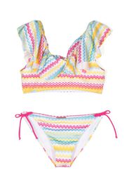 Missoni Kids graphic-print bikini set - Giallo