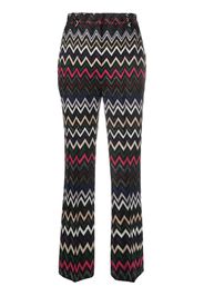 Missoni Pantaloni con motivo a zigzag - Nero