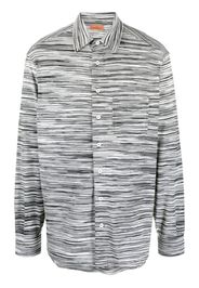 Missoni abstract-print cotton shirt - Nero