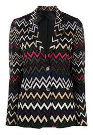 Missoni chevron single-breasted blazer - Nero