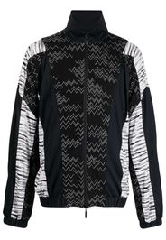 Missoni Zig Zag zip-up jacket - Nero