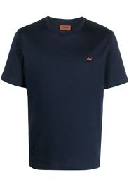 Missoni T-shirt con ricamo - Blu
