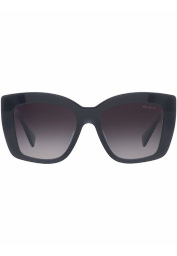 Miu Miu Eyewear oversized square-frame sunglasses - Blu