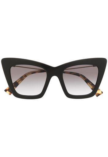 Miu Miu Eyewear Occhiali da sole cat-eye oversize - Nero