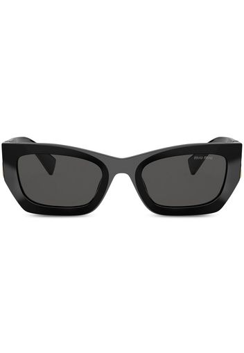 Miu Miu Eyewear Occhiali da sole rettangolari - Nero