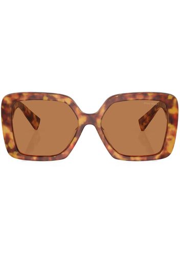 Miu Miu Eyewear Occhiali da sole squadrati - Marrone