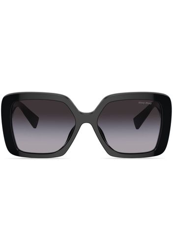 Miu Miu Eyewear Glimpse square-frame sunglasses - Nero