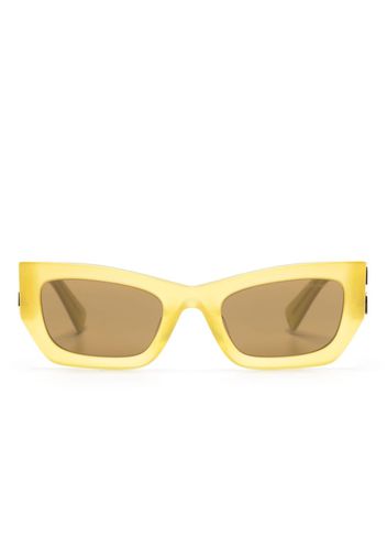 Miu Miu Eyewear Occhiali da sole squadrati - Giallo