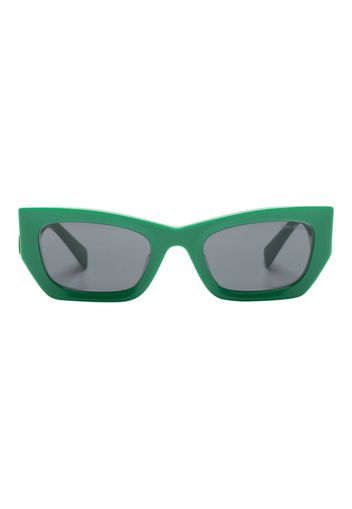 Miu Miu Eyewear Occhiali da sole rettangolari - Verde