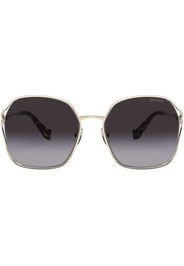 Miu Miu Eyewear gradient oversize-frame sunglasses - Oro