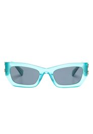 Miu Miu Eyewear Occhiali da sole con placca logo - Blu