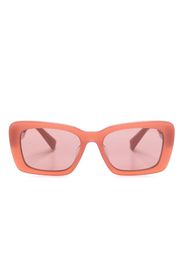 Miu Miu Eyewear Occhiali da sole squadrati con logo - Rosa