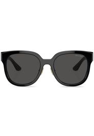 Miu Miu Eyewear Occhiali da sole ccon design a D - Nero